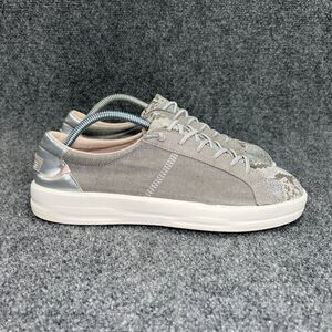 Hey Dude‎ Karina Shoes Women's 11 Silver Python Comfort Casual Slip On Sneakers